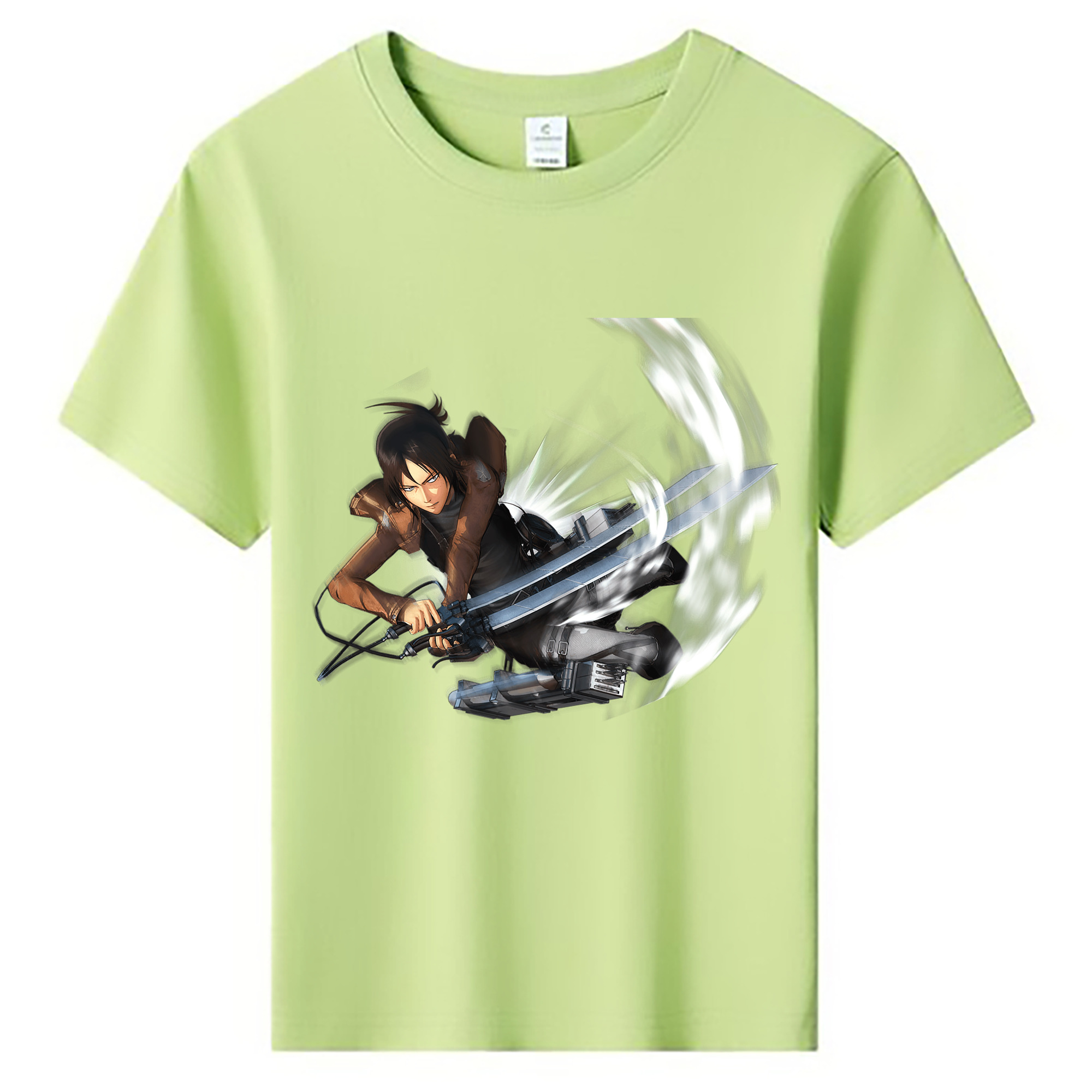 （画像用） 進撃の巨人 Attack on Titan 綿100％キッズTシャツ（フロントプリント）